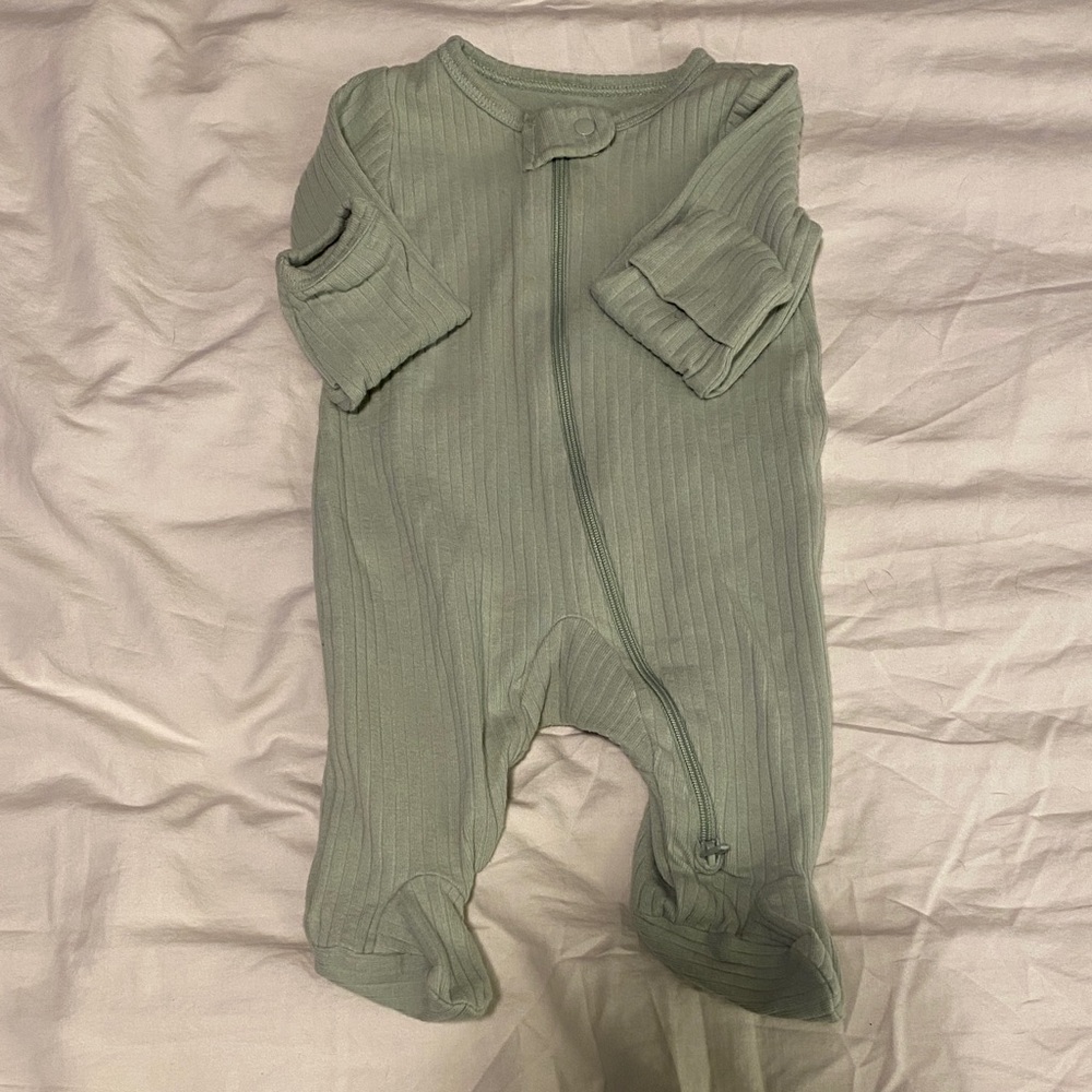 Carter's Olive Green Footed One Piece
